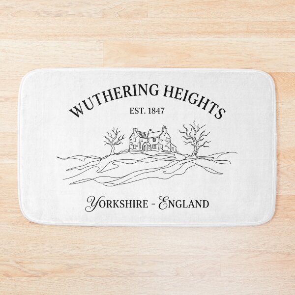 Item preview, Wuthering Heights Est 1847 Yorkshire England Minimalist Line Art designed and sold by Fenay Designs.