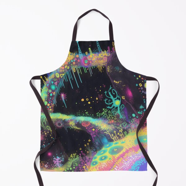 Item preview, Electric River Cosmic Fractal Alien Landscape designed and sold by LuminousFoundry.