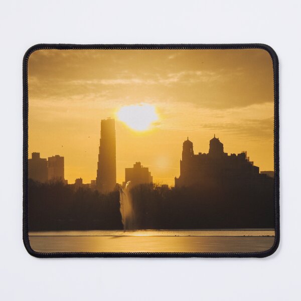 Item preview, Central Park Reservoir in the Winter Sunset designed and sold by Braden Saba.