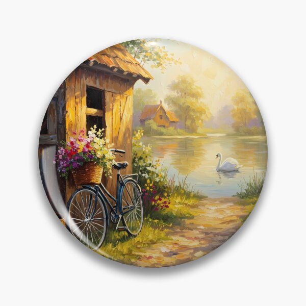 Item preview, A peaceful escape into the heart of the countryside designed and sold by Art-Inspir-AI.