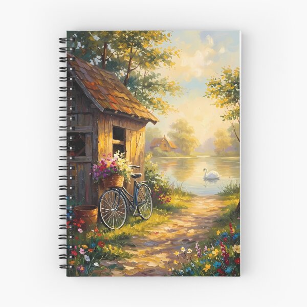 Item preview, A peaceful escape into the heart of the countryside designed and sold by Art-Inspir-AI.