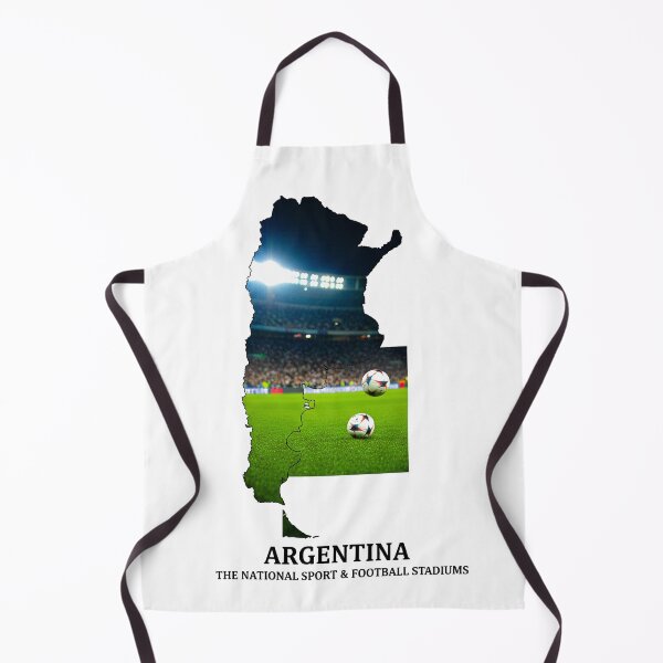 Item preview, Argentina Map Art - Football Passion & National Stadiums Design designed and sold by AbulailArt.
