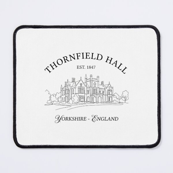 Item preview, Thornfield Hall Est 1847 Yorkshire England Jane Eyre Minimalist Line Art designed and sold by Fenay Designs.