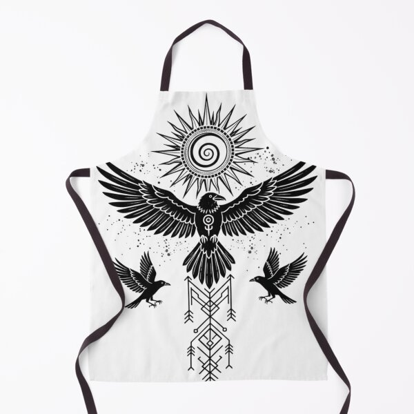 Item preview, Mystic Raven Spirit Sun and Geometric Totem designed and sold by Ossvio.