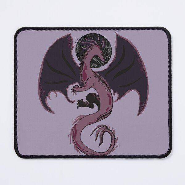 Item preview, Dark Purple Ethereal Moon Dragon - Full Moon Version designed and sold by Sophie Elaina Designs.