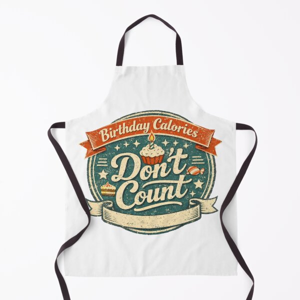 Item preview, Birthday Calories Don’t Count – Funny Birthday Food Humor Design designed and sold by rushaib.