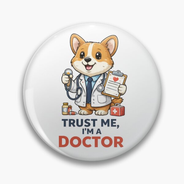 Item preview, Funny Corgi Doctor Shirt Trust Me I'm A Doctor Cute Humor designed and sold by Motivora.