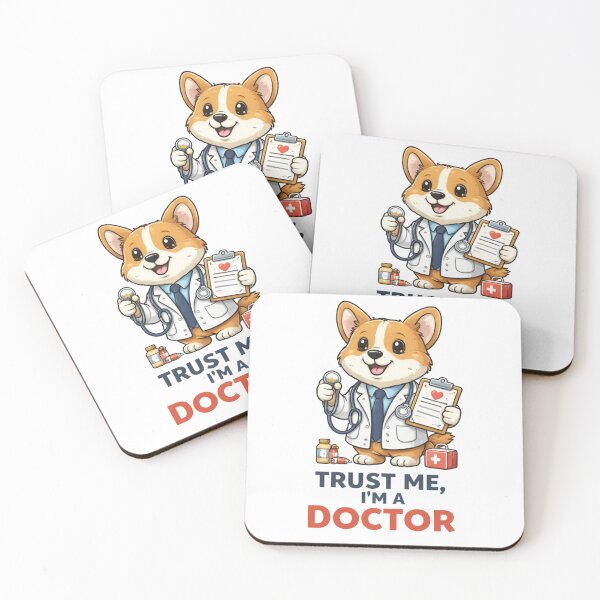 Item preview, Funny Corgi Doctor Shirt Trust Me I'm A Doctor Cute Humor designed and sold by Motivora.