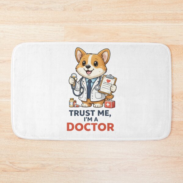 Item preview, Funny Corgi Doctor Shirt Trust Me I'm A Doctor Cute Humor designed and sold by Motivora.