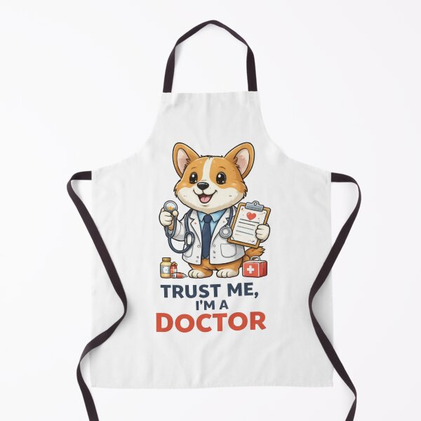 Item preview, Funny Corgi Doctor Shirt Trust Me I'm A Doctor Cute Humor designed and sold by Motivora.