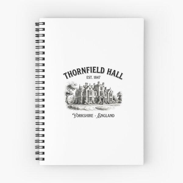 Item preview, Thornfield Hall Est 1847 Yorkshire England Jane Eyre Vintage Manor designed and sold by Fenay Designs.