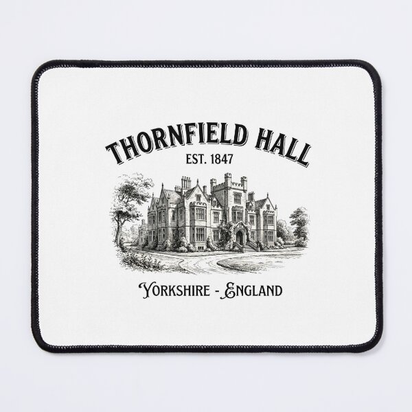 Item preview, Thornfield Hall Est 1847 Yorkshire England Jane Eyre Vintage Manor designed and sold by Fenay Designs.