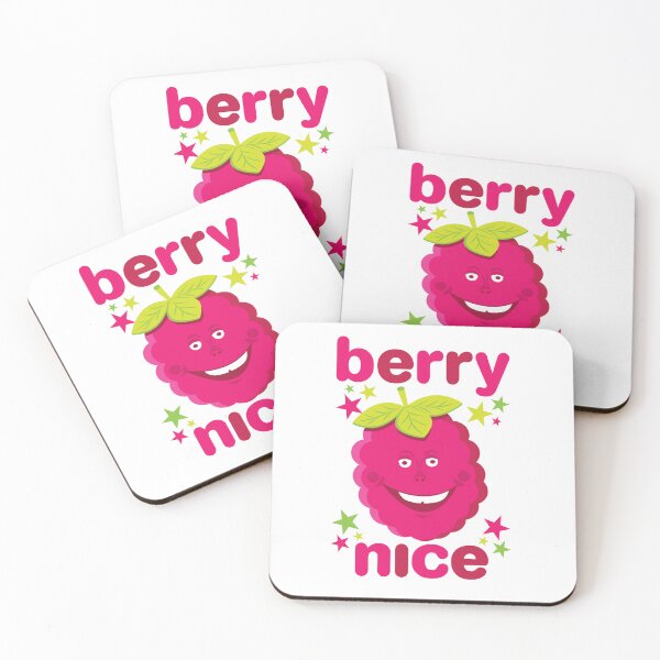 Item preview, Berry Nice Funny Raspberry Character Design – Cute Fruit Pun Gift designed and sold by Fabulosa Designs.