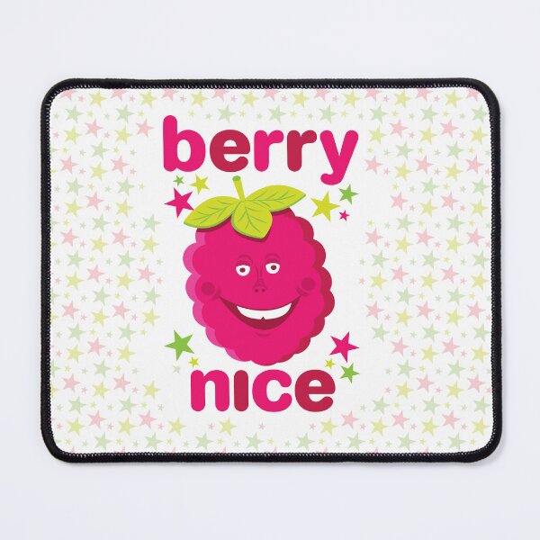 Item preview, Berry Nice Funny Raspberry Character Design – Cute Fruit Pun Gift designed and sold by Fabulosa Designs.