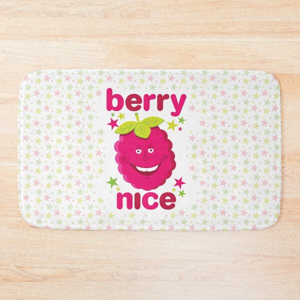 Item preview, Berry Nice Funny Raspberry Character Design – Cute Fruit Pun Gift designed and sold by Fabulosa Designs.