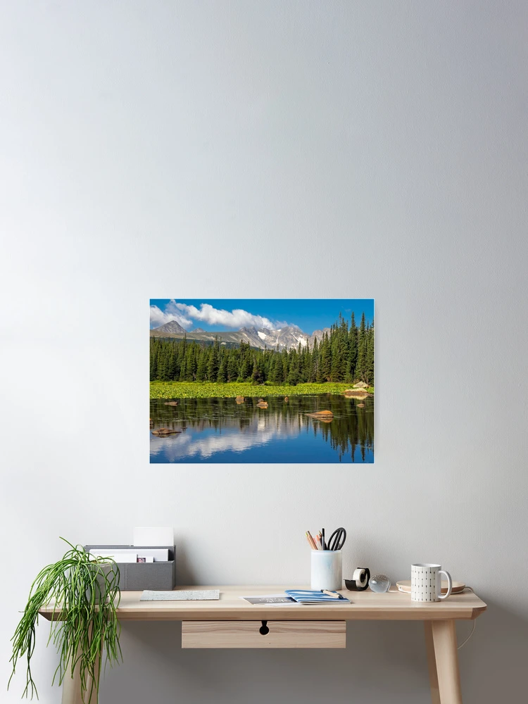 Thumbnail 2 of 3, Poster, Red Rocks Lake designed and sold by Alla Gill.