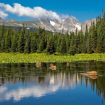 Artwork thumbnail, Red Rocks Lake by Alla Gill