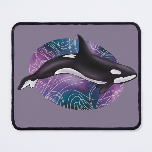 Item preview, Orca in Space - Blue Purple Nebula designed and sold by Sophie Elaina Designs.