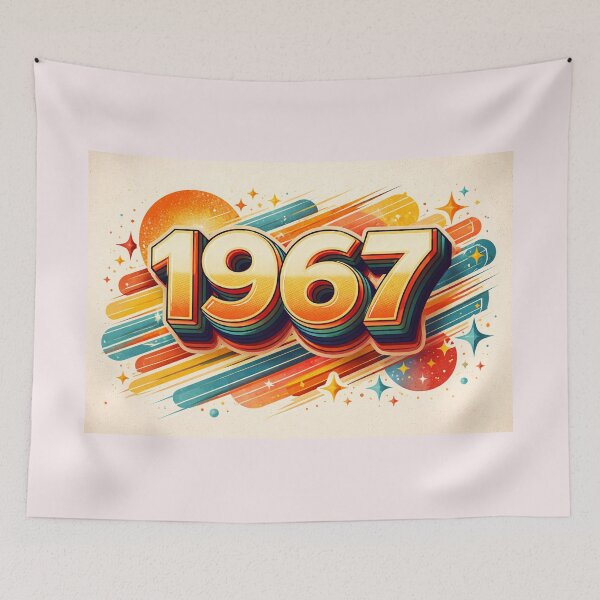 Item preview, 1967 Retro Psych-Pop Badge Summer of love vibe designed and sold by DW-AiRT.