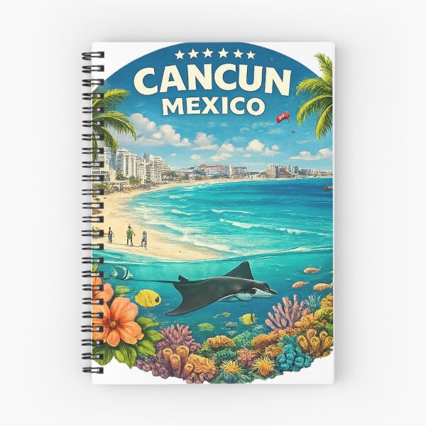 Item preview, Cancun Mexico – Retro Travel Art designed and sold by maximinano100k.