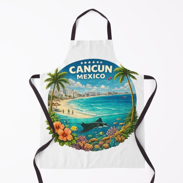 Item preview, Cancun Mexico – Retro Travel Art designed and sold by maximinano100k.
