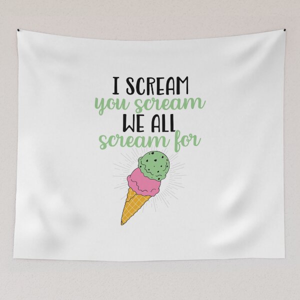 Item preview, We all scream for ice cream!  designed and sold by The Sweet Wanderlust.