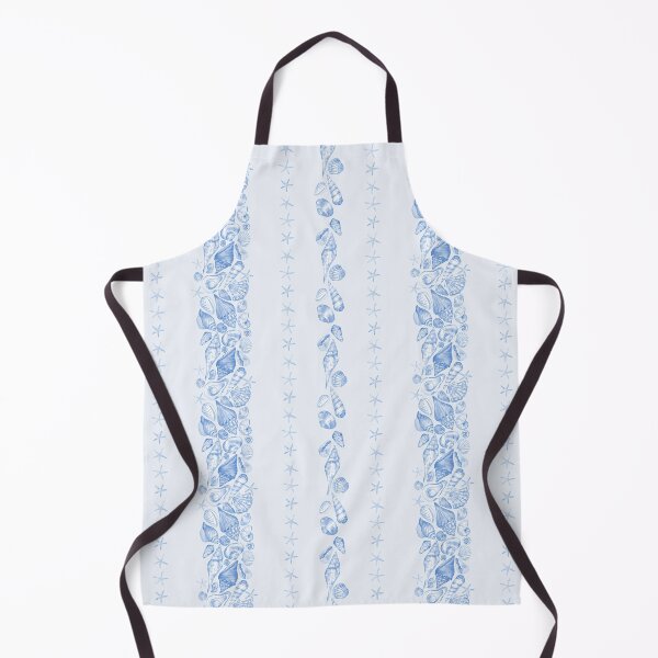 Item preview, Pastel Blue Seashell Pattern Design designed and sold by Flowersforbear.