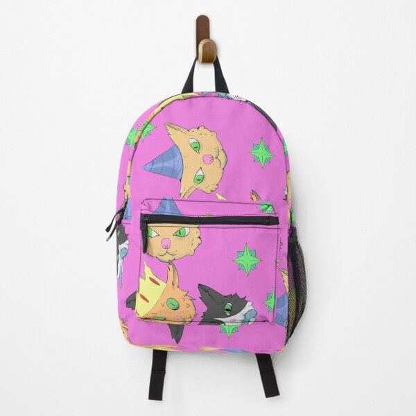 Item preview, Cartoon Cat Collage with Party Hats, Crowns and Fish designed and sold by Goiabada_De_Banana.