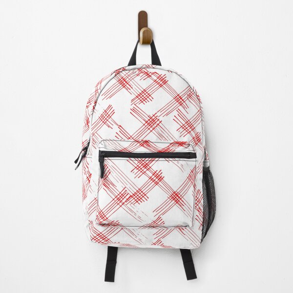 Item preview, Geometric criss-cross pattern of intersecting red lines on a clean white background. designed and sold by Giree07.