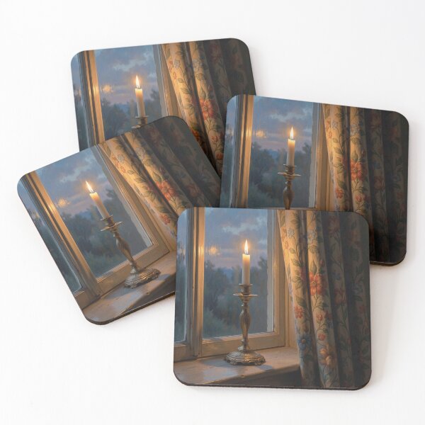 Item preview, Solitary candle lighting the gloom designed and sold by Judith Murphy.