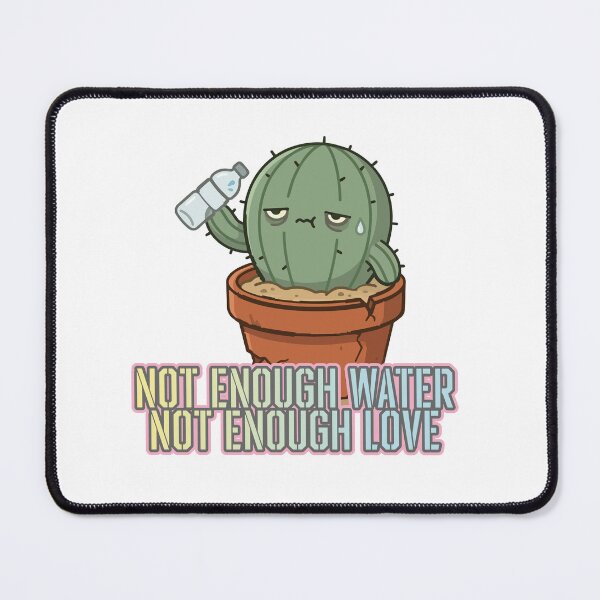Item preview, A cactus that wants water and love designed and sold by LOVEARTDESIGN.