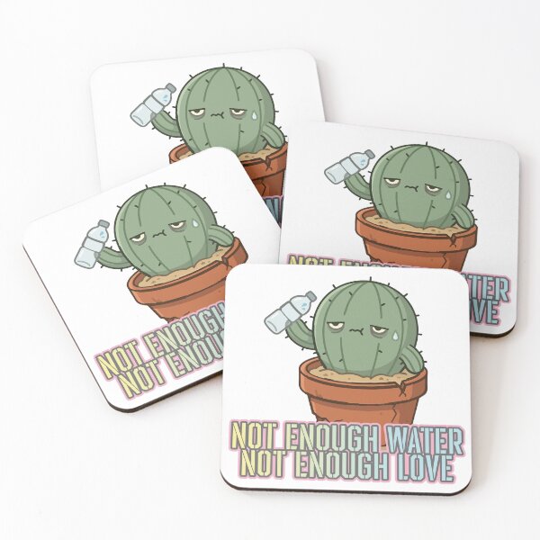 Item preview, A cactus that wants water and love designed and sold by LOVEARTDESIGN.