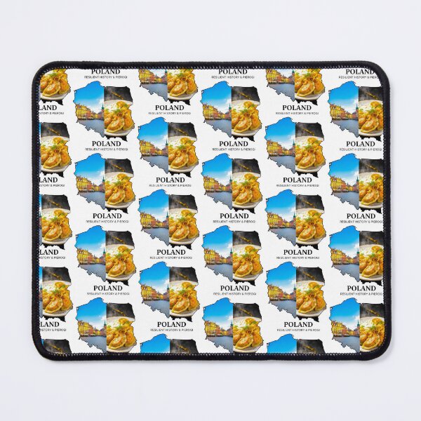 Item preview, Poland Map Art - Resilient History & Pierogi Food Design designed and sold by AbulailArt.