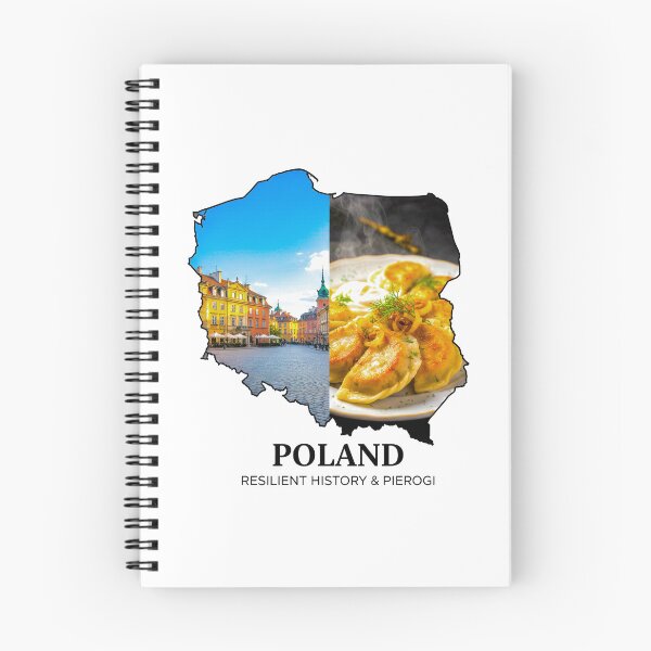 Item preview, Poland Map Art - Resilient History & Pierogi Food Design designed and sold by AbulailArt.