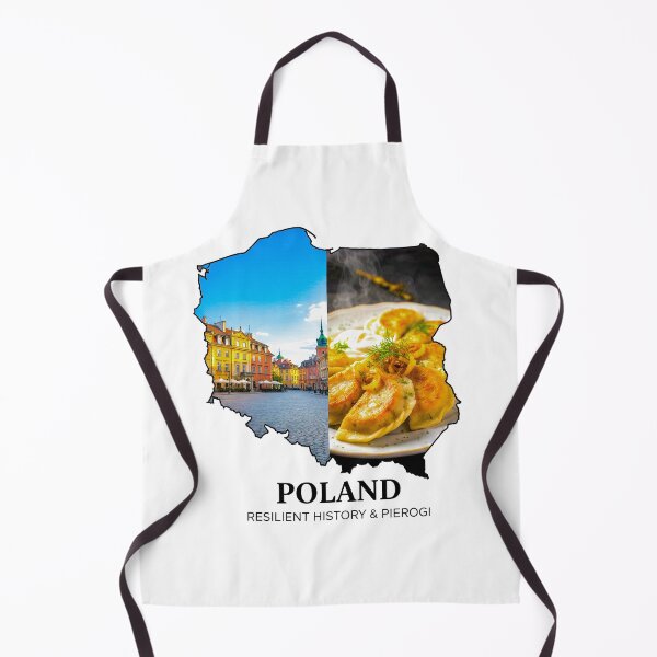 Item preview, Poland Map Art - Resilient History & Pierogi Food Design designed and sold by AbulailArt.