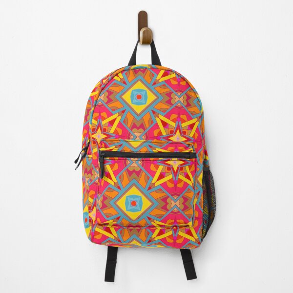 Item preview, Retro Kaleidoscope Pattern with Stars and Squares designed and sold by anamariafischer.