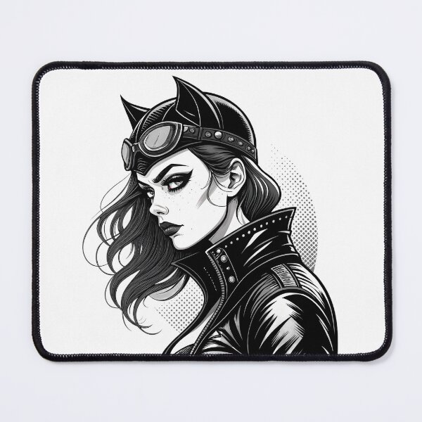 Item preview,  Cat Lady in Leather designed and sold by Fadi Alyaldani.