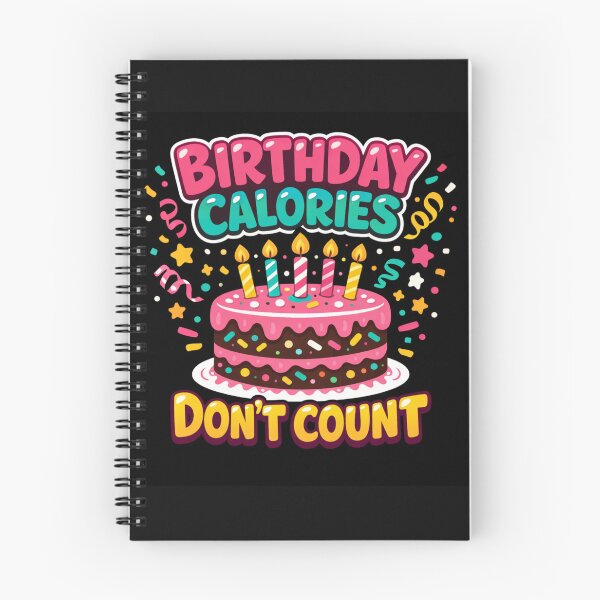Item preview, Birthday Calories Don’t Count – Funny Birthday Food Humor Design designed and sold by rushaib.
