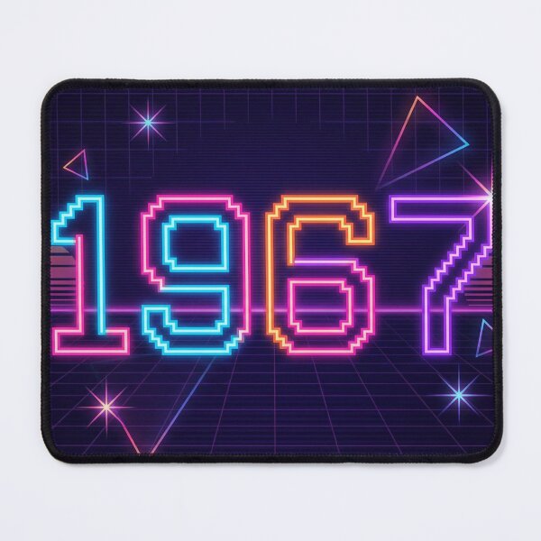 Item preview, 1967 Retrowave Neon: 8-Bit Pixel Art Aesthetic designed and sold by DW-AiRT.