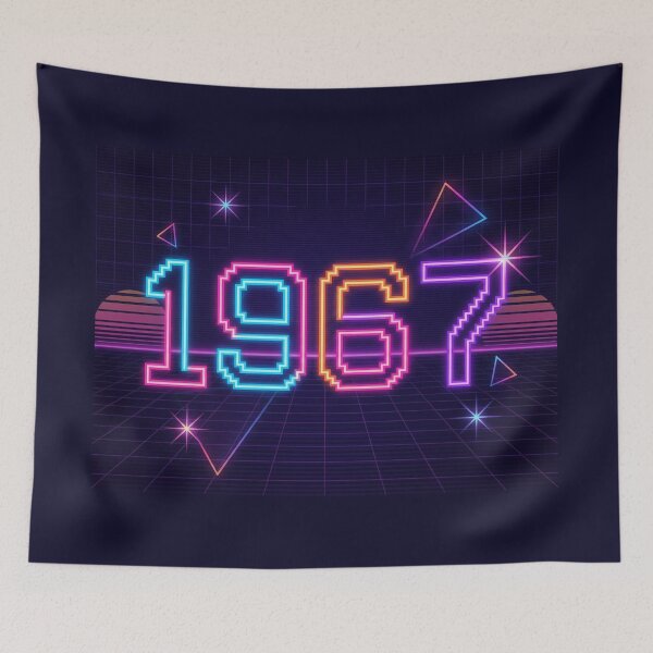 Item preview, 1967 Retrowave Neon: 8-Bit Pixel Art Aesthetic designed and sold by DW-AiRT.
