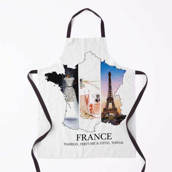 Item preview, France Map Art - Fashion, Perfume & Eiffel Tower Paris Design designed and sold by AbulailArt.