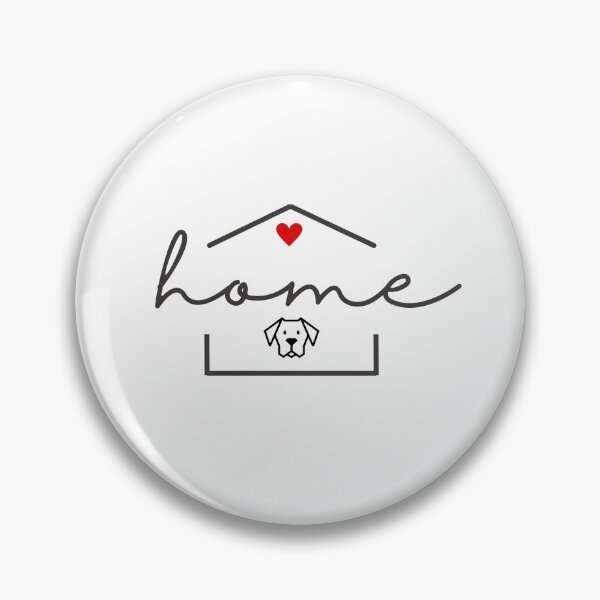 Item preview, Home Is Where My Dog Is – Cute Dog House Minimal Design designed and sold by gluxdesing.