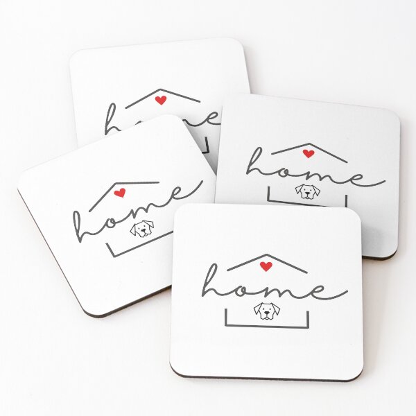 Item preview, Home Is Where My Dog Is – Cute Dog House Minimal Design designed and sold by gluxdesing.