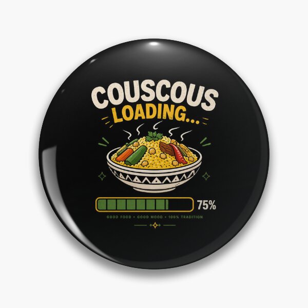 Item preview, Couscous Loading Funny T-Shirt | Algerian Food Meme | DZ Humor Design designed and sold by DZ Vibe Studio.