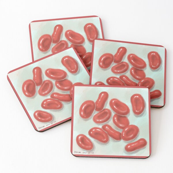Item preview, Red Blood Cells Medical Illustration designed and sold by Studio Hromi LLC.