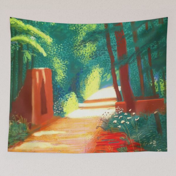 Item preview, David Hockney - David Hockney - David Hockney (52) - Vibrant California Pool – Pop Art Print Inspired by David Hockney designed and sold by KirstenShShop.