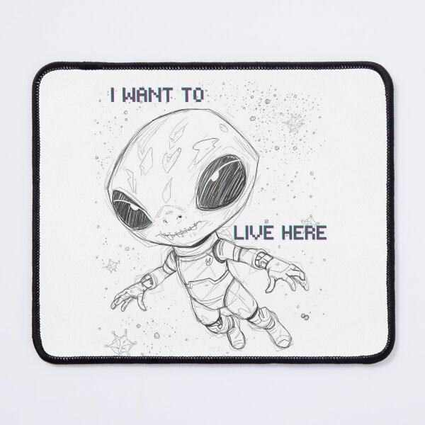 Item preview, A cheerful man from outer space designed and sold by Julitasells.