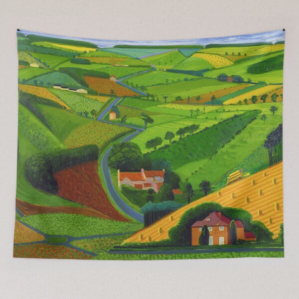 Item preview, David Hockney - David Hockney - David Hockney (54) - Vibrant California Pool – Pop Art Print Inspired by David Hockney designed and sold by KirstenShShop.