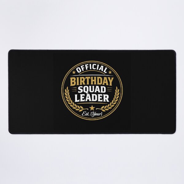 Item preview, Official Birthday Squad Leader – Funny Birthday Party Humor Design designed and sold by rushaib.