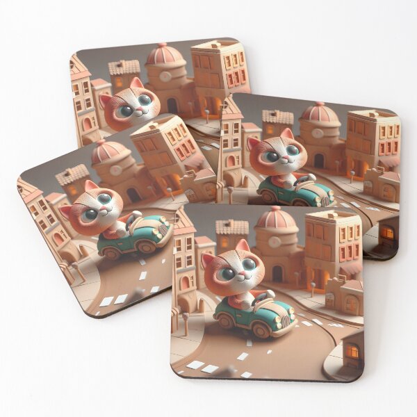 Item preview, Clay Cat Drive – Toy City Adventure designed and sold by jdz031.